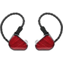 Gfc Life Store Zero Kırmızı Dual Dynamic Drivers In-Ear Headphone | Sahne, Stüdyo Veya Odyofil Için Çift Sürücülü Kulak Içi/ın-Ear Kablolu Monitör Kulaklık