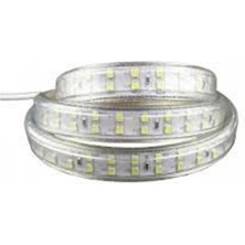 1 Metre 120 LED 3000K Günışığı Rengi  220V Şerit LED Dış Mekan (Fiş Dahil)