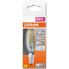 Filament E14 B40 4W/65K 470 Lm Şeffaf