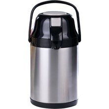 Belirtilmemiş 2007 Pompalı 2,5 Litre Içi Dışı Çelik Termos Siyah