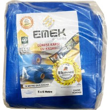 Belirtilmemiş Emek Çadır Kumaşı Branda Tente Uv Güneşlik Gölgelik Koruma Yağmur Su Geçirmez - 5x6 Metre - 1 Paket