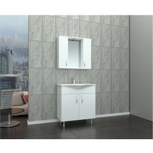 Lale 80 cm Banyo Dolabı