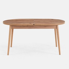 Gila Oval Kelebek Masa 90X156 cm