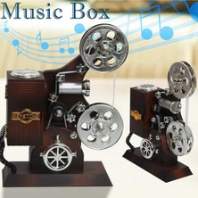 Film Makinesi Görünümlü Müzik Kutusu