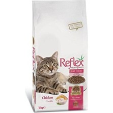 Reflex Yetişkin Kedi Maması 15 kg Tavuklu & Pirinçli Doğal İçeriklerle Güçlü Bağışıklık