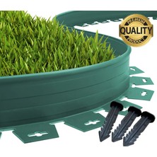 Çim Ayırıcı 5 M Yeşil Çim Sınırlayıcı Taş Toprak Ayıracı Çim Ayracı Çim Ayırıcı Bariyeri