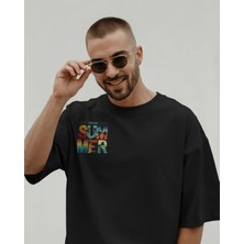 Summer Vibes Oversize Tişört – Caglisa Özel Tasarım
