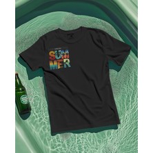 Summer Vibes Oversize Tişört – Caglisa Özel Tasarım