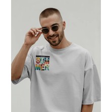 Summer Vibes Oversize Tişört – Caglisa Özel Tasarım