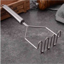 Lüks Paslanmaz Metal Patates Ezici Püre Yapıcı