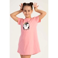 Pamuklu Kız Çocuk Kısa Kol Gecelik
, 212663