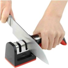 3 Aşamalı Profesyonel Elmas Seramik Tungsten Bıçak Bileme Aleti | Taşınabilir & Ergonomik Yapı