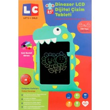 Nessiworld  LCD Dijital Renkli Dinozor Çizim Tableti 8,5 Inç