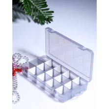 15 Bölmeli Çok Amaçlı Takı ve Küpe Organizer, Siyah Renk