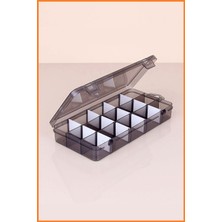 Füme 15 Bölmeli Takı Organizeri, 10X20 Cm, Şık ve Düzenli Saklama Çözümü