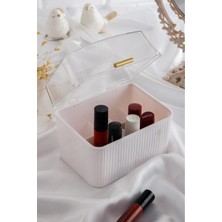 Beyaz Çok Amaçlı Aksesuar ve Kozmetik Saklama Kutusu