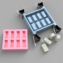 BYR Silikon Döküm Için Mini Tuğla Kalıp (Sadece Plastik Aparattır!!!) 3D