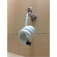 Wc Hortummatik Yere Değmeyen Wc Hortumu - Beyaz Renk