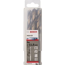Hss-Co 11,5 mm 5'li Kobaltlı Matkap Ucu 2608585902