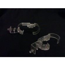 Beyaz Saat Standı Ayarlı Çengel 50 Adet, Düzenli ve Şık Saklama Çözümleri