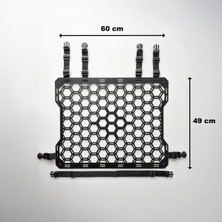 Araç Koltuk Arkası Molle Panel Organizer | 60X49CM | Metal | Taktik ve Kamp Eşyası Uyumlu | 1 Adet |