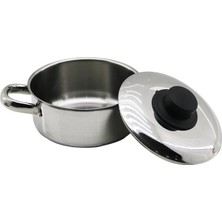 14CM   Metal Kapak   Mini  Çelik Tencere
