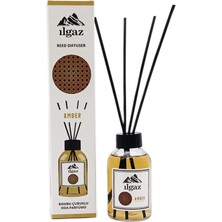 Ilgaz Misk Amber Oda Kokusu Bambu Çubuklu Oda Parfümü 110 ml Kalıcı Amber Oda Kokusu