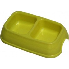 Ikili Kaliteli Plastik Mama Kabı Küçük, Renkli ve Sağlam, Ev ve Seyahat Için Uygun