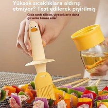 GXG Küçük Sarı Ördek Ev Silikon Yağ Fırçası Şişesi (Yurt Dışından)