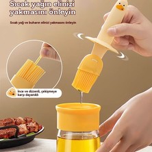 GXG Küçük Sarı Ördek Ev Silikon Yağ Fırçası Şişesi (Yurt Dışından)