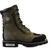 Harley Davidson Riddick Erkek Yeşil Nubuk Bot
