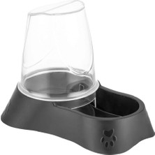 Siyah Pet Mama ve Su Kabı, Şık ve Kullanışlı Evcil Hayvan Aksesuarı