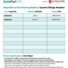 Citroen, Renault, Peugeot Için Tampon Klipsi-Kısa