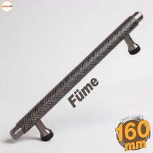 Martin Füme Metal Kulp 160 mm Mobilya Çekmece Mutfak Dolabı Dolap Modern Kapak Kulpları Grip Desen