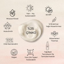 İkaglaie Güneş Kremi SPF  50+ Güneş Alerjisinde Yüksek Uv Koruma - Leke Karşıtı - Vegan ( 50 ml )