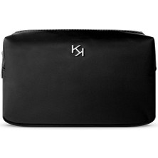 Bej Büyük Modern Makyaj Çantası, Şık ve Kullanışlı Tasarım