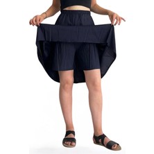 Maksen Tekstil Viskon Kumaş Midi Boy Şort Etek