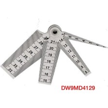 D&w DW9MD0129 1-29MM Üçgen - Delik Ölçme Cetveli