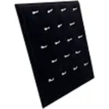 Yerli Süet Kumaş Siyah Ayaklı Kolye Sergileme Standı 20/16 cm