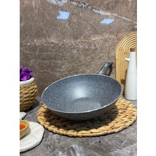 Elvira Granit tava-wok-grill Seti2-Gri