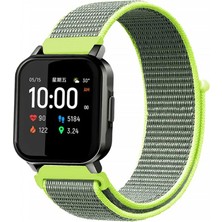 Kreton Haylou LS02 ile Uyumlu Kordon Cırt Cırtlı Spor Kumaş Kayış