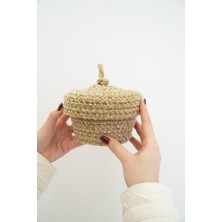 Şık Kahverengi Mini Takı Saklama Kutusu ve Organizer