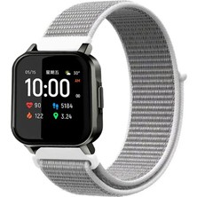 Kreton Haylou LS02 ile Uyumlu Kordon Cırt Cırtlı Spor Kumaş Kayış