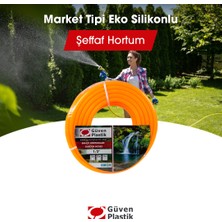 Güven Plastik 1/2" Ekonomik Silikonlu Bahçe Hortumu (25 Metre)