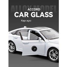 Star Clothes 1:24 Honda Accord Alaşım Modeli Ses ve Işık Araba Süsleme Oyuncak (Yurt Dışından)