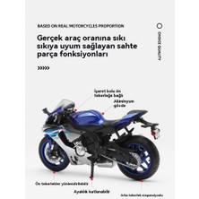 Star Clothes 1:12 Yamaha Yzf-R1 Alaşımlı Motosiklet Lokomotif Modeli (Yurt Dışından)