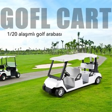 Star Clothes 1:20 Uzatılmış Golf Arabası Alaşımlı Araba Modeli Oyuncak (Yurt Dışından)