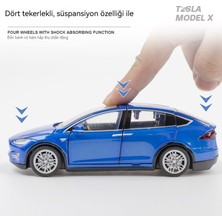 Star Clothes 1:32 Tesla MODELX90 Martı Kanatlı Kapı Modeli (Yurt Dışından)