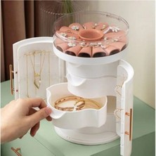 Beyaz Çekmeceli Kapaklı Takı ve Aksesuar Düzenleyici Organizer