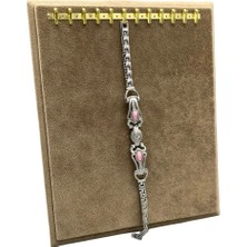 Süet Kumaş Bileklik Sergileme Standı 20/16 Cm, Kahverengi, Ayaklı, Pratik ve Şık